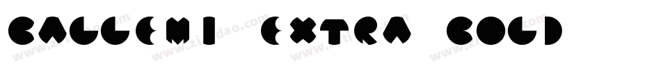 Ballemi Extra Bold字体转换